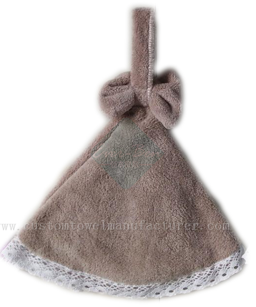 China Bulk Microfiber hand kitchen towels Supplier Custom ribbed towels Factory